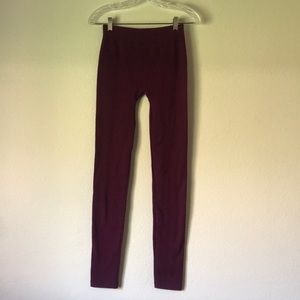 Burgundy Tights/Leggings—never worn!